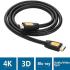 UGREEN HDMI ROUND CABLE 2M - YELLOW/BLACK